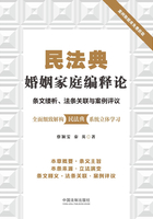 民法典婚姻家庭编释论：条文缕析、法条关联与案例评议