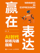 赢在表达:AI时代职场沟通指南在线阅读