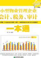 小型物业管理企业会计、税务、审计一本通在线阅读