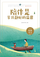 青春美文精品集萃丛书·陪伴系列:陪伴是岁月静好的温馨在线阅读