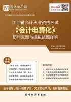 江西省会计从业资格考试《会计电算化》历年真题与模拟试题详解在线阅读