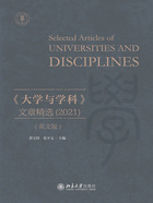 《大学与学科》文章精选（2021）：英文版在线阅读