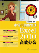 Excel 2010高效办公：市场与销售管理在线阅读