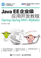 Java EE企业级应用开发教程（Spring+Spring MVC+MyBatis）