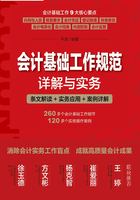 会计基础工作规范详解与实务：条文解读+实务应用+案例详解在线阅读