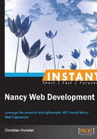 Instant Nancy Web Development在線閱讀