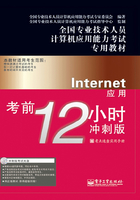 Internet应用考前12小时在线阅读