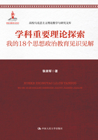 學科重要理論探索：我的18個思想政治教育見識見解在線閱讀