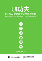 UI功夫：PC和APP界面设计全流程图解