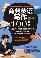 商务英语写作100主题在线阅读