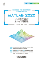 MATLAB 2020 GUI程序设计从入门到精通在线阅读