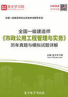 2019年一级建造师《市政公用工程管理与实务》历年真题与模拟试题详解