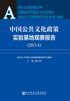 中国公共文化政策实验基地观察报告（2014）