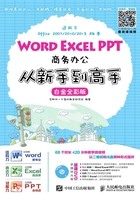 Word Excel PPT商务办公从新手到高手（白金全彩版）