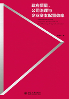 政府质量、公司治理与企业资本配置效率在线阅读