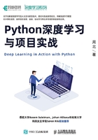 Python深度学习与项目实战在线阅读