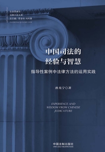 中國司法的經(jīng)驗與智慧:指導(dǎo)性案例中法律方法的運(yùn)用實(shí)踐