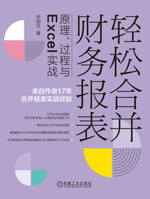 輕松合并財務報表：原理、過程與Excel實戰（第2版）