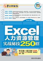 Excel人力资源管理实战秘技250招在线阅读