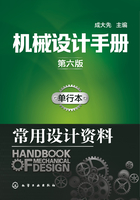 机械设计手册：单行本·常用设计资料（第六版）在线阅读