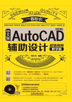 一看即会：中文版AutoCAD 2015辅助设计（超值视频教学版）在线阅读