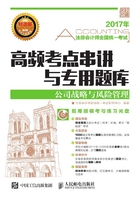 注册会计师全国统一考试高频考点串讲与专用题库:公司战略与风险管理在线阅读
