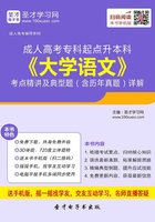 2019年成人高考专科起点升本科《大学语文》考点精讲及典型题（含历年真题）详解在线阅读