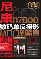 尼康D7000数码单反摄影从入门到精通在线阅读