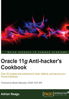Oracle 11g Anti-hacker's Cookbook在線閱讀