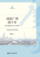 詞述廣州四十年：流行詞語境中的廣州學密碼在線閱讀