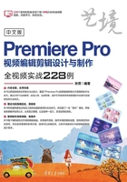 中文版PremierePro视频编辑剪辑设计与制作全视频实战228例