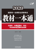 2020国家统一法律职业资格考试教材一本通8：法理学·中国法律史·宪法·司法制度和法律职业道德在线阅读