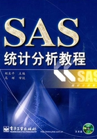 SAS统计分析教程在线阅读