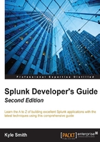 Splunk Developer's Guide（Second Edition）在線閱讀