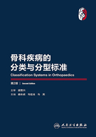骨科疾病的分类与分型标准（第2版）