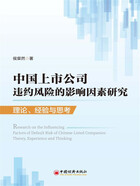 中国上市公司违约风险的影响因素研究：理论、经验与思考在线阅读