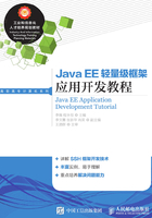 Java EE轻量级框架应用开发教程在线阅读