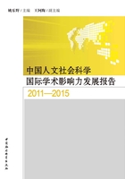 中国人文社会科学国际学术影响力发展报告·2011—2015