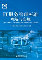 IT服务管理标准理解与实施GB/T 24405.1（IDT ISO/IEC 20000-1）实用指南