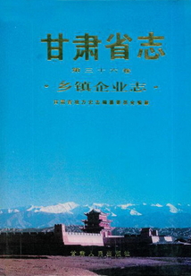 甘肅省志·鄉(xiāng)鎮(zhèn)企業(yè)志