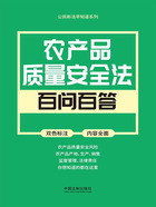 农产品质量安全法百问百答（公民新法早知道系列）