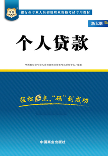 銀行業(yè)專業(yè)人員初級(jí)職業(yè)資格考試專用教材:個(gè)人貸款(新大綱)