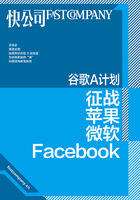 谷歌A计划：征战苹果、微软、Facebook