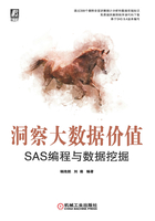 洞察大数据价值：SAS编程与数据挖掘在线阅读