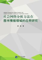 社会网络分析方法在图书情报领域的应用研究在线阅读