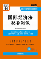 高校法学专业核心课程配套测试：国际经济法（第九版）在线阅读