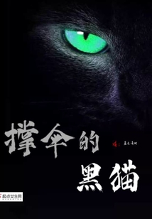 撐傘的黑貓