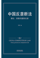 中国反垄断法：理论、实践与国际比较在线阅读