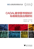 CADAL数字图书馆知识标准规范及应用研究