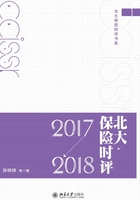 北大保险时评（2017—2018）